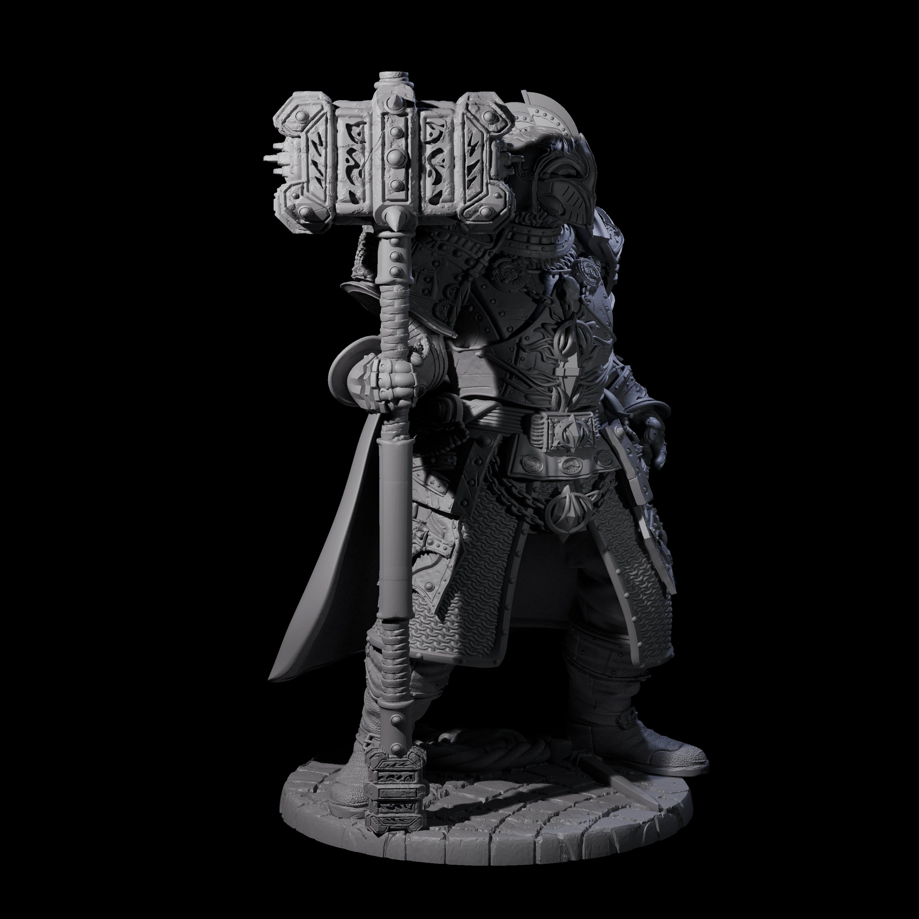 Sir Kay - Hulking Knight Miniature for Dungeons and Dragons, Pathfinder or other TTRPGs