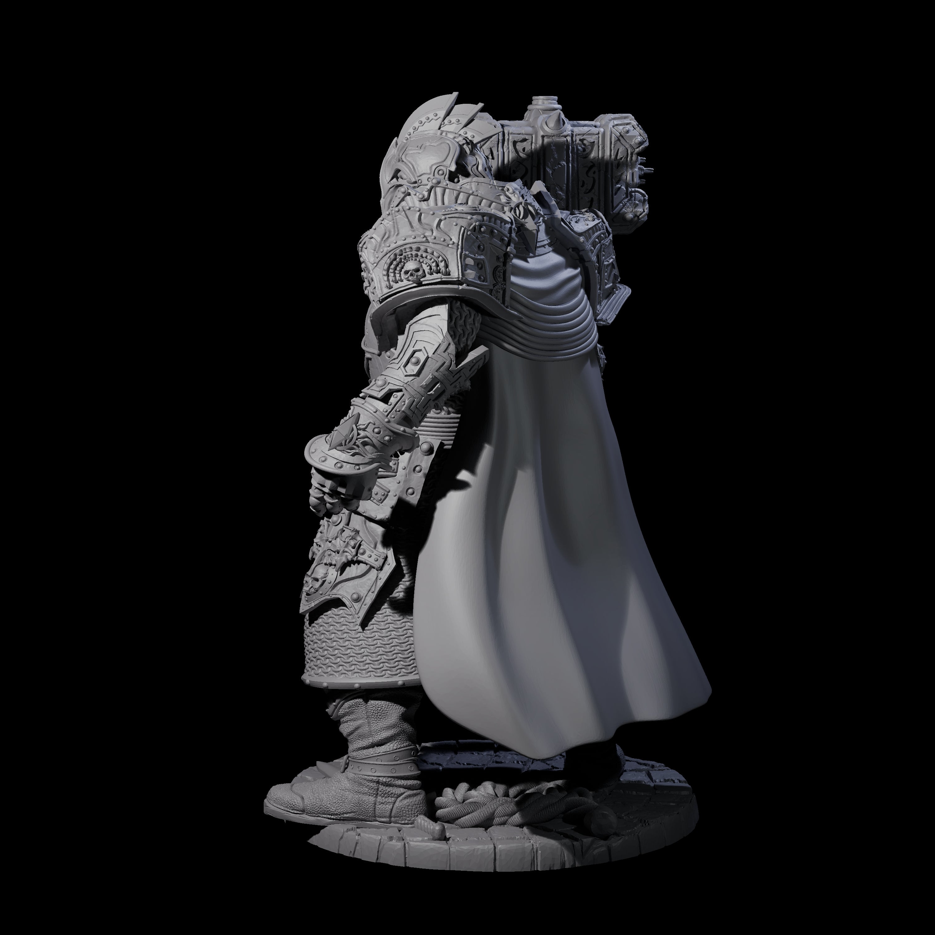 Sir Kay - Hulking Knight Miniature for Dungeons and Dragons, Pathfinder or other TTRPGs