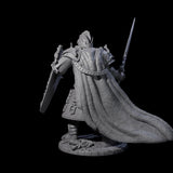 Sir Percival - Sword and Board Fighter Miniature for Dungeons and Dragons, Pathfinder or other TTRPGs