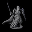 Sir Percival - Sword and Board Fighter Miniature for Dungeons and Dragons, Pathfinder or other TTRPGs