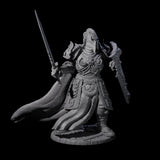 Sir Percival - Sword and Board Fighter Miniature for Dungeons and Dragons, Pathfinder or other TTRPGs