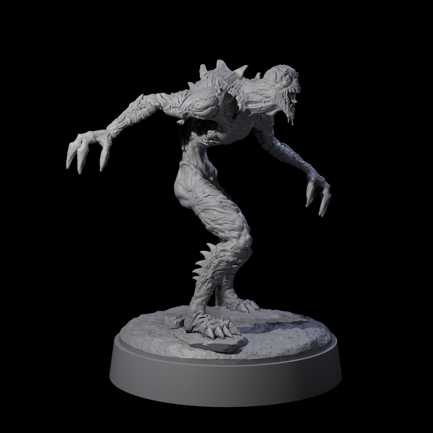 Six Angry Meenlocks Miniature for Dungeons and Dragons, Pathfinder or other TTRPGs