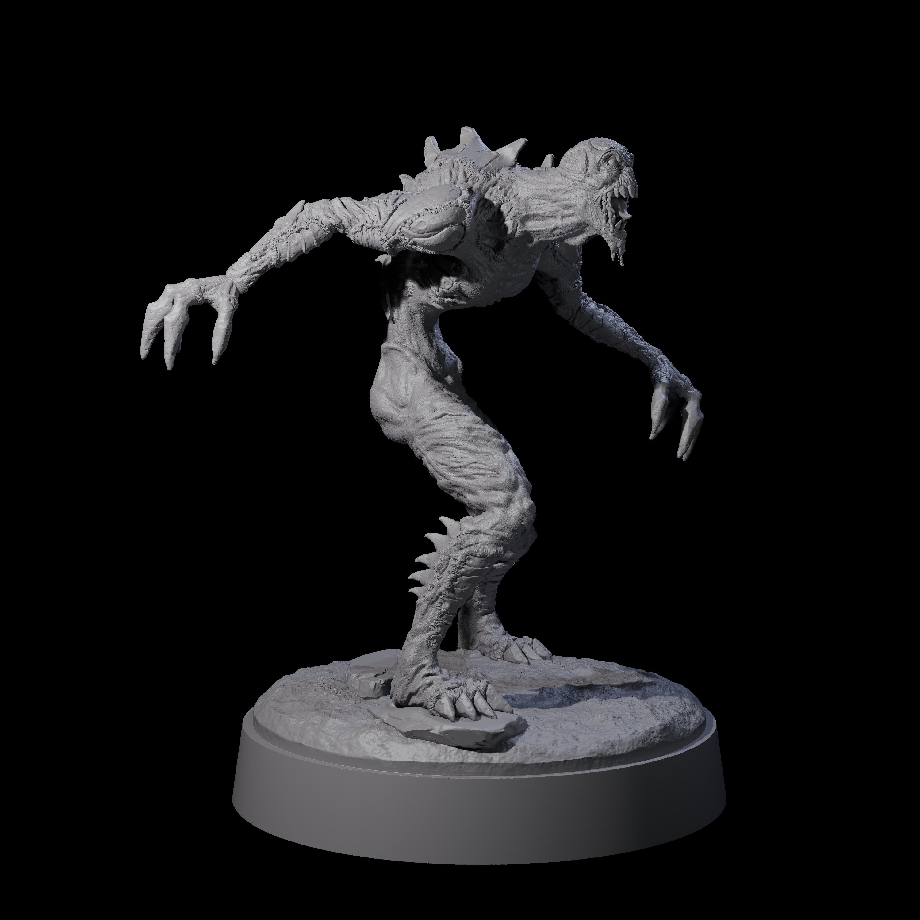 Six Angry Meenlocks Miniature for Dungeons and Dragons, Pathfinder or other TTRPGs