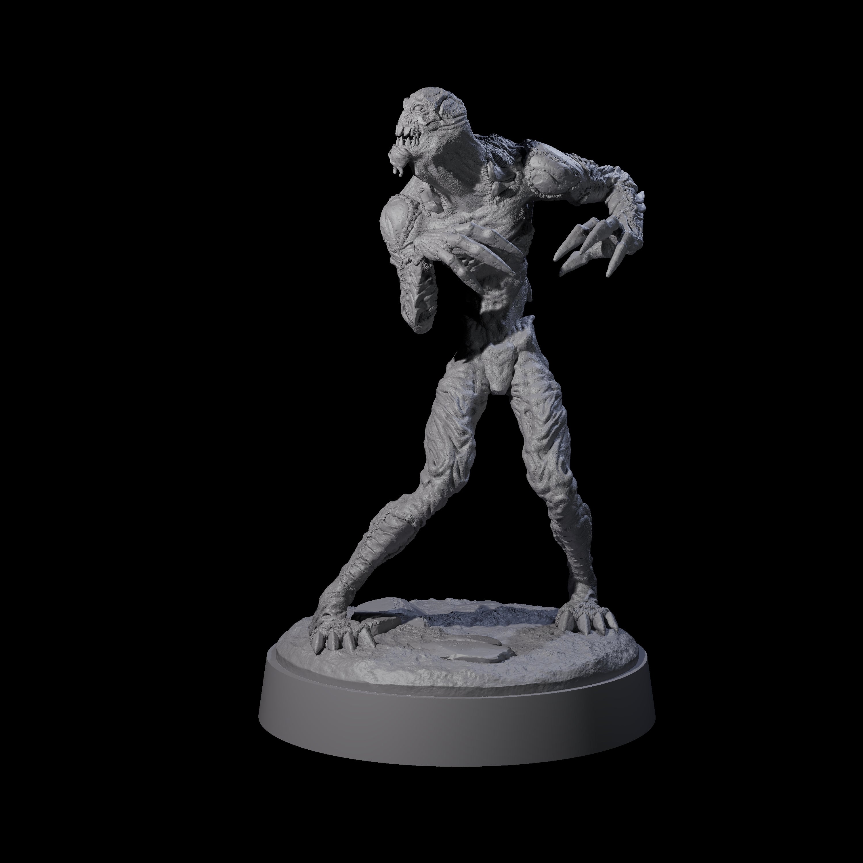 Six Angry Meenlocks Miniature for Dungeons and Dragons, Pathfinder or other TTRPGs