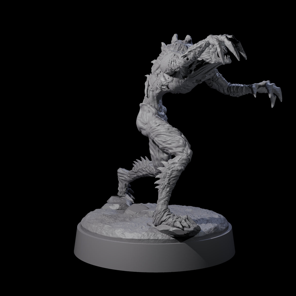 Six Angry Meenlocks Miniature for Dungeons and Dragons, Pathfinder or other TTRPGs