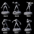 Six Angry Meenlocks Miniature for Dungeons and Dragons, Pathfinder or other TTRPGs