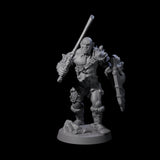 Six Bald Orcs Miniature for Dungeons and Dragons, Pathfinder or other TTRPGs