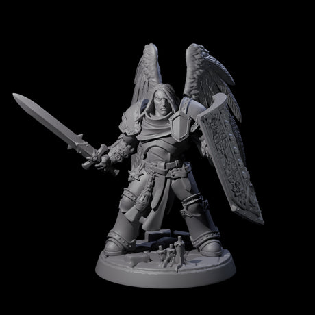 Six Celestial Foot Soliders Miniature for Dungeons and Dragons, Pathfinder or other TTRPGs