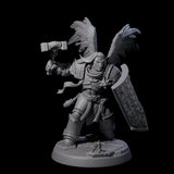 Six Celestial Foot Soliders Miniature for Dungeons and Dragons, Pathfinder or other TTRPGs