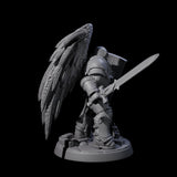 Six Celestial Foot Soliders Miniature for Dungeons and Dragons, Pathfinder or other TTRPGs