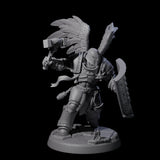 Six Celestial Foot Soliders Miniature for Dungeons and Dragons, Pathfinder or other TTRPGs