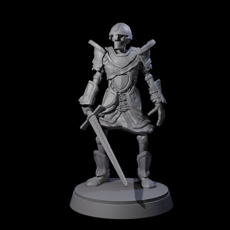 Six Clanking Armoured Skeletons Miniature for Dungeons and Dragons, Pathfinder or other TTRPGs