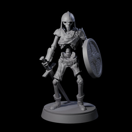 Six Clanking Armoured Skeletons Miniature for Dungeons and Dragons, Pathfinder or other TTRPGs