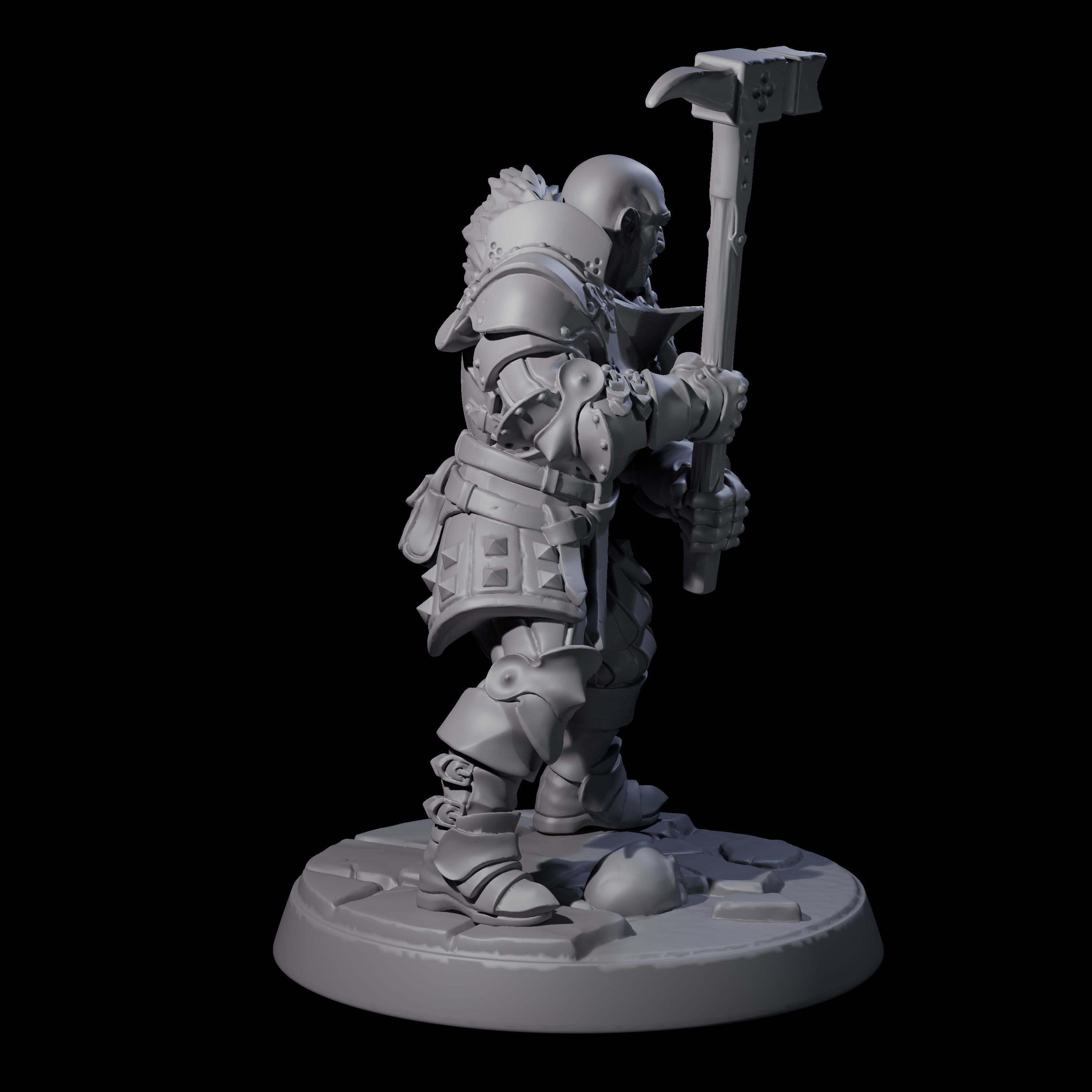 Six Clanking City Guard Miniature for Dungeons and Dragons, Pathfinder or other TTRPGs