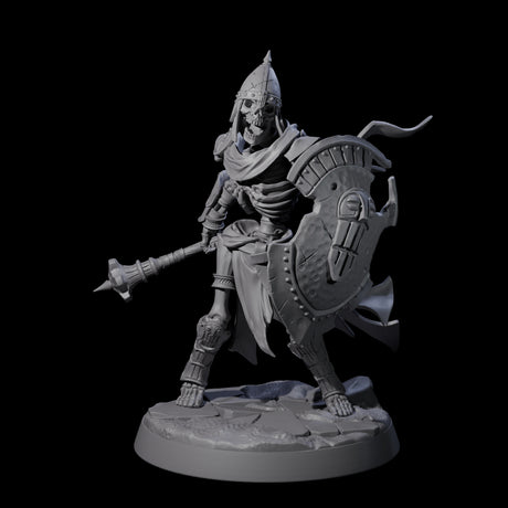 Six Clattering Skeletons Miniature for Dungeons and Dragons, Pathfinder or other TTRPGs