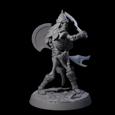 Six Clattering Skeletons Miniature for Dungeons and Dragons, Pathfinder or other TTRPGs