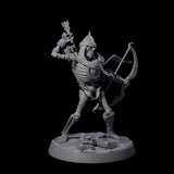 Six Clattering Skeletons Miniature for Dungeons and Dragons, Pathfinder or other TTRPGs