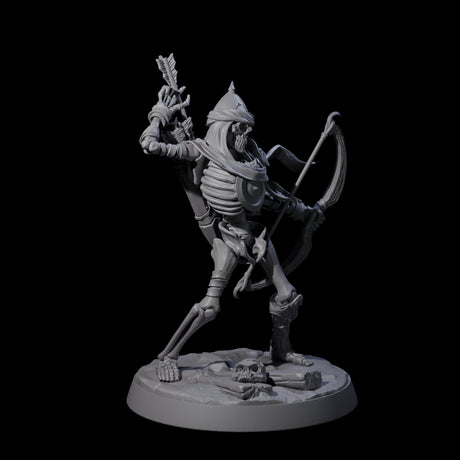 Six Clattering Skeletons Miniature for Dungeons and Dragons, Pathfinder or other TTRPGs