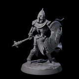 Six Clattering Skeletons Miniature for Dungeons and Dragons, Pathfinder or other TTRPGs