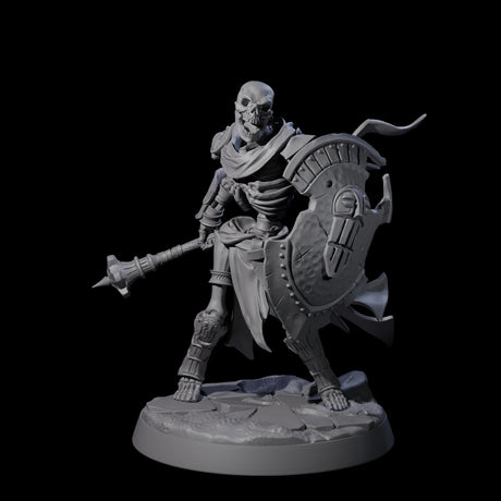 Six Clattering Skeletons Miniature for Dungeons and Dragons, Pathfinder or other TTRPGs