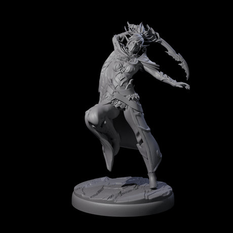 Six Cloaked Dark Elf Assassins Miniature for Dungeons and Dragons, Pathfinder or other TTRPGs