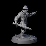 Six Cobbled Together Militia Miniature for Dungeons and Dragons, Pathfinder or other TTRPGs