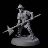Six Cobbled Together Militia Miniature for Dungeons and Dragons, Pathfinder or other TTRPGs