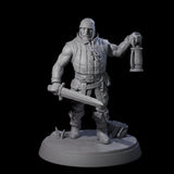 Six Cobbled Together Militia Miniature for Dungeons and Dragons, Pathfinder or other TTRPGs