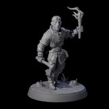 Six Cobbled Together Militia Miniature for Dungeons and Dragons, Pathfinder or other TTRPGs