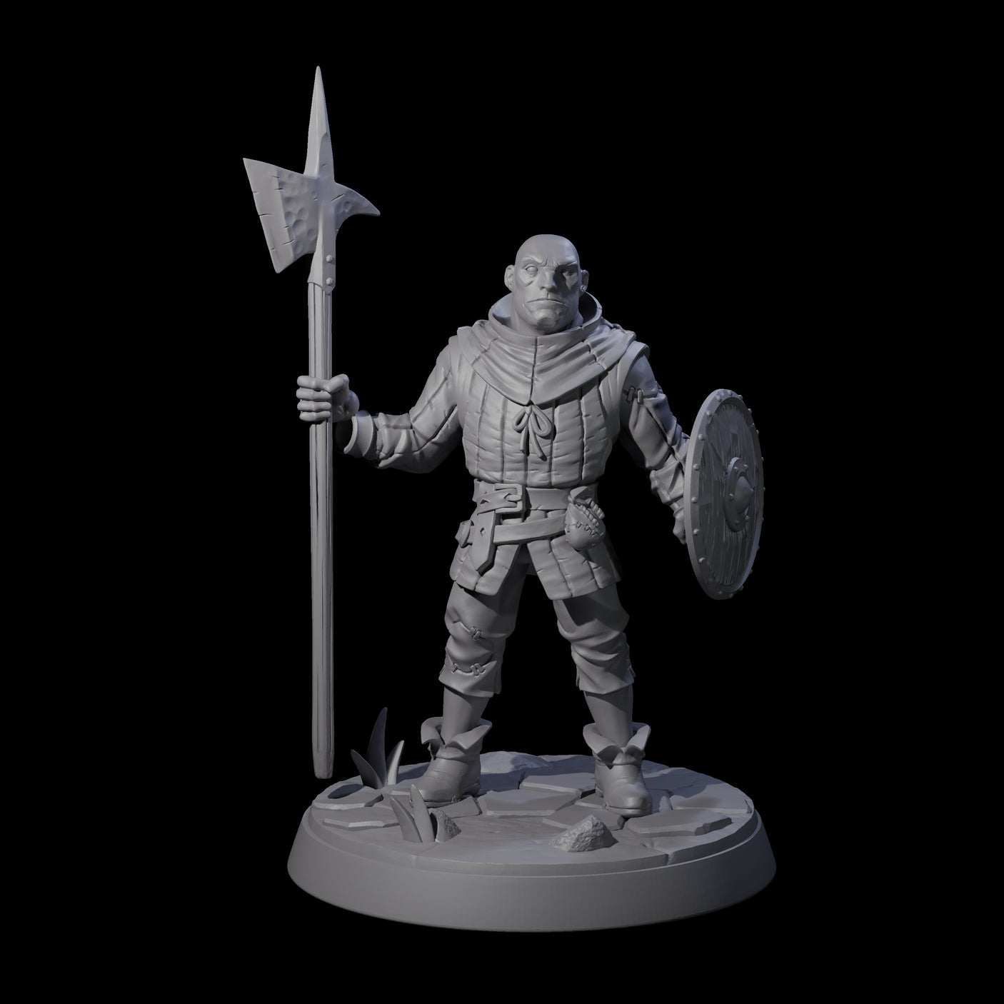 Six Cobbled Together Militia Miniature for Dungeons and Dragons, Pathfinder or other TTRPGs