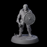 Six Cobbled Together Militia Miniature for Dungeons and Dragons, Pathfinder or other TTRPGs