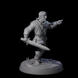 Six Cobbled Together Militia Miniature for Dungeons and Dragons, Pathfinder or other TTRPGs