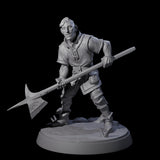 Six Cobbled Together Militia Miniature for Dungeons and Dragons, Pathfinder or other TTRPGs
