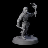Six Cobbled Together Militia Miniature for Dungeons and Dragons, Pathfinder or other TTRPGs