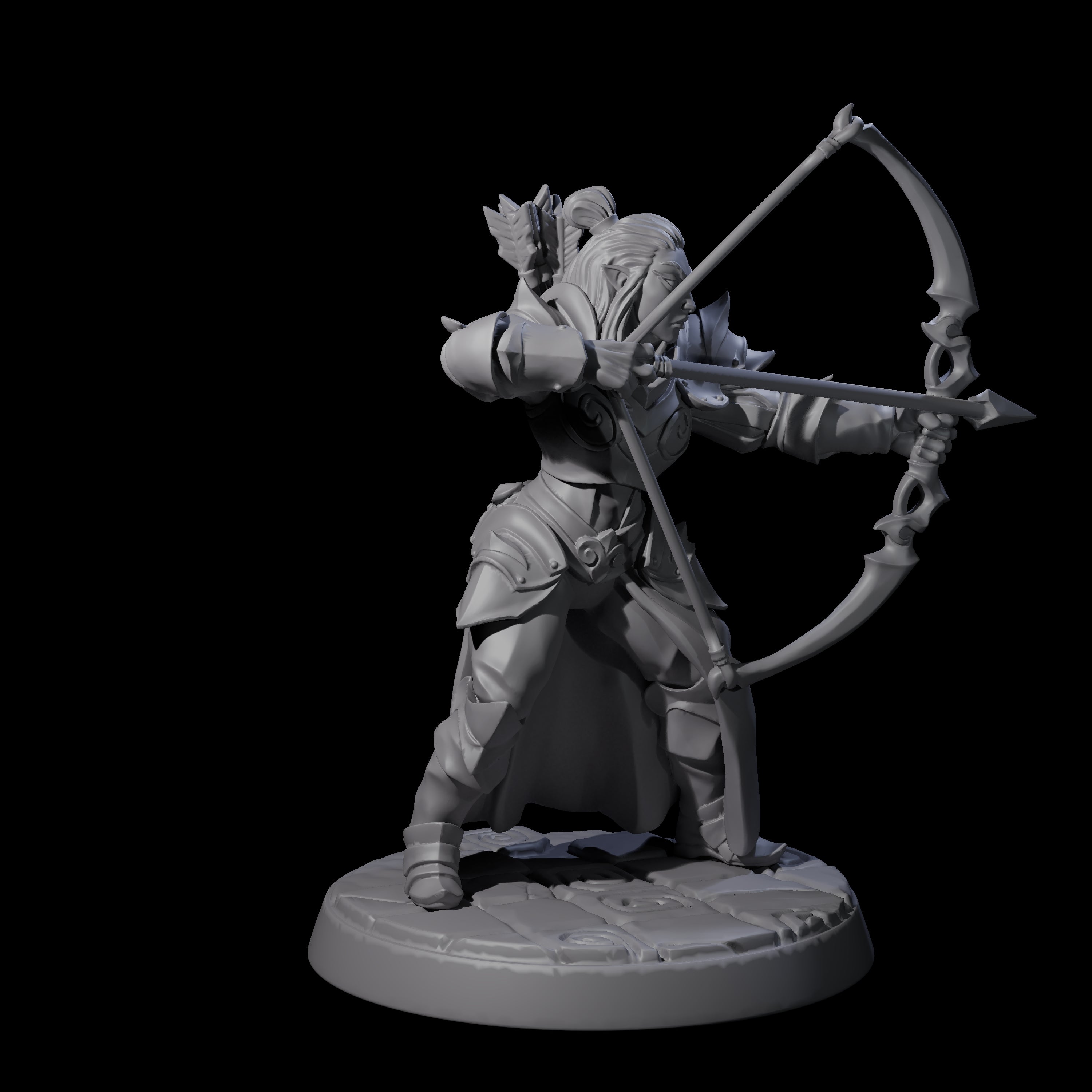 Six Cunning Drow Miniature for Dungeons and Dragons, Pathfinder or other TTRPGs