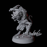 Six Cunning Ratfolk Soldiers Miniature for Dungeons and Dragons, Pathfinder or other TTRPGs