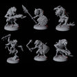 Six Cunning Ratfolk Soldiers Miniature for Dungeons and Dragons, Pathfinder or other TTRPGs