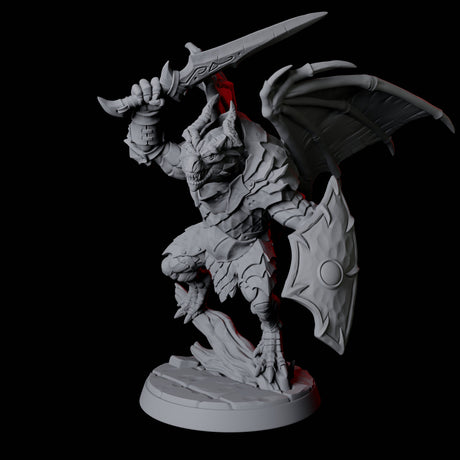 Six Dauntless Dragonborn Fighters Miniature for Dungeons and Dragons, Pathfinder or other TTRPGs