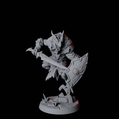 Six Dauntless Dragonborn Fighters Miniature for Dungeons and Dragons, Pathfinder or other TTRPGs