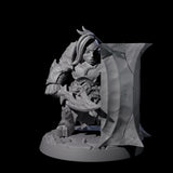 Six Deepcrust Dwarves Miniature for Dungeons and Dragons, Pathfinder or other TTRPGs
