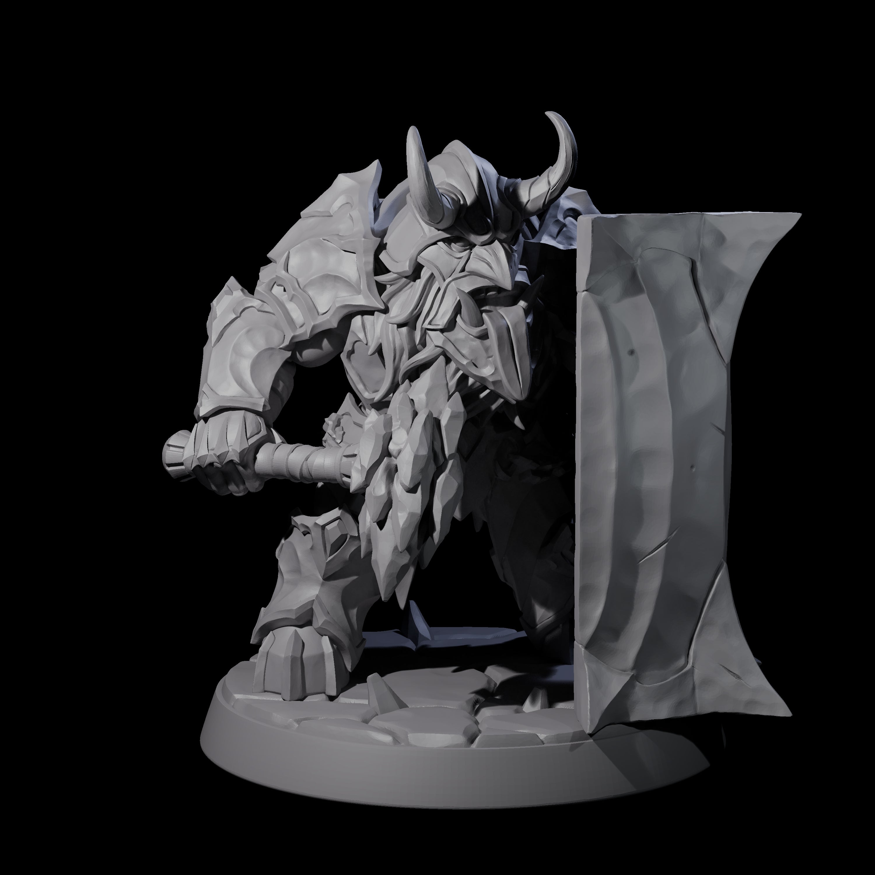 Six Deepcrust Dwarves Miniature for Dungeons and Dragons, Pathfinder or other TTRPGs