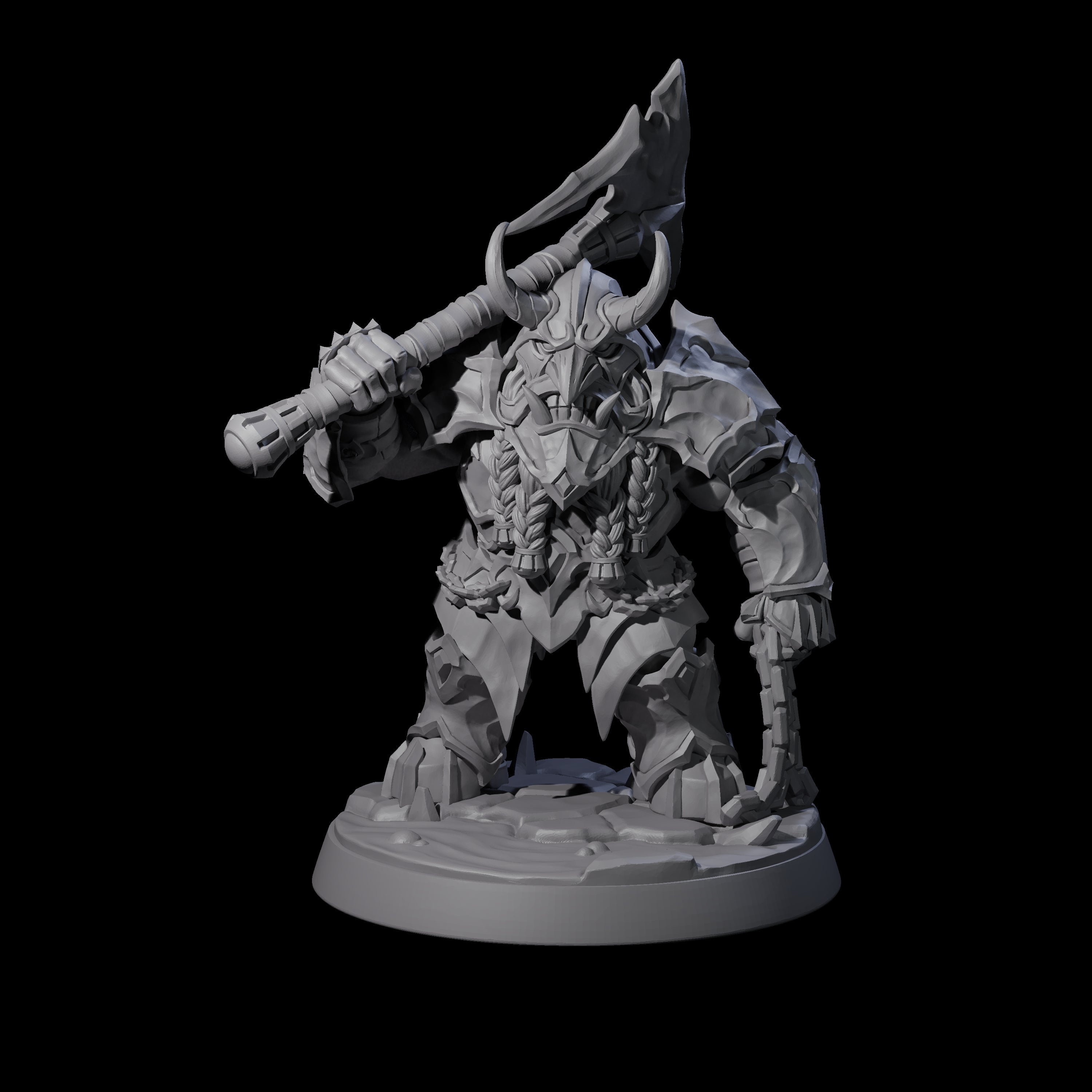 Six Deepcrust Dwarves Miniature for Dungeons and Dragons, Pathfinder or other TTRPGs