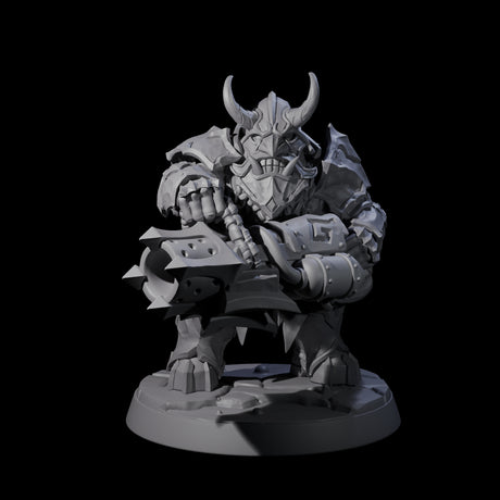 Six Deepcrust Dwarves Miniature for Dungeons and Dragons, Pathfinder or other TTRPGs