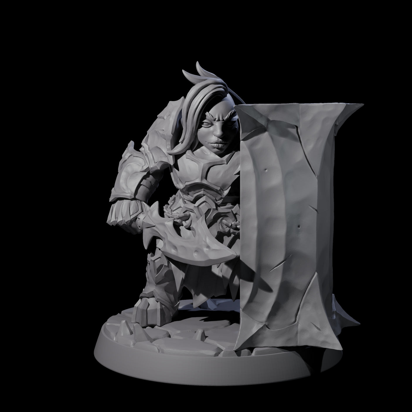 Six Deepcrust Dwarves Miniature for Dungeons and Dragons, Pathfinder or other TTRPGs