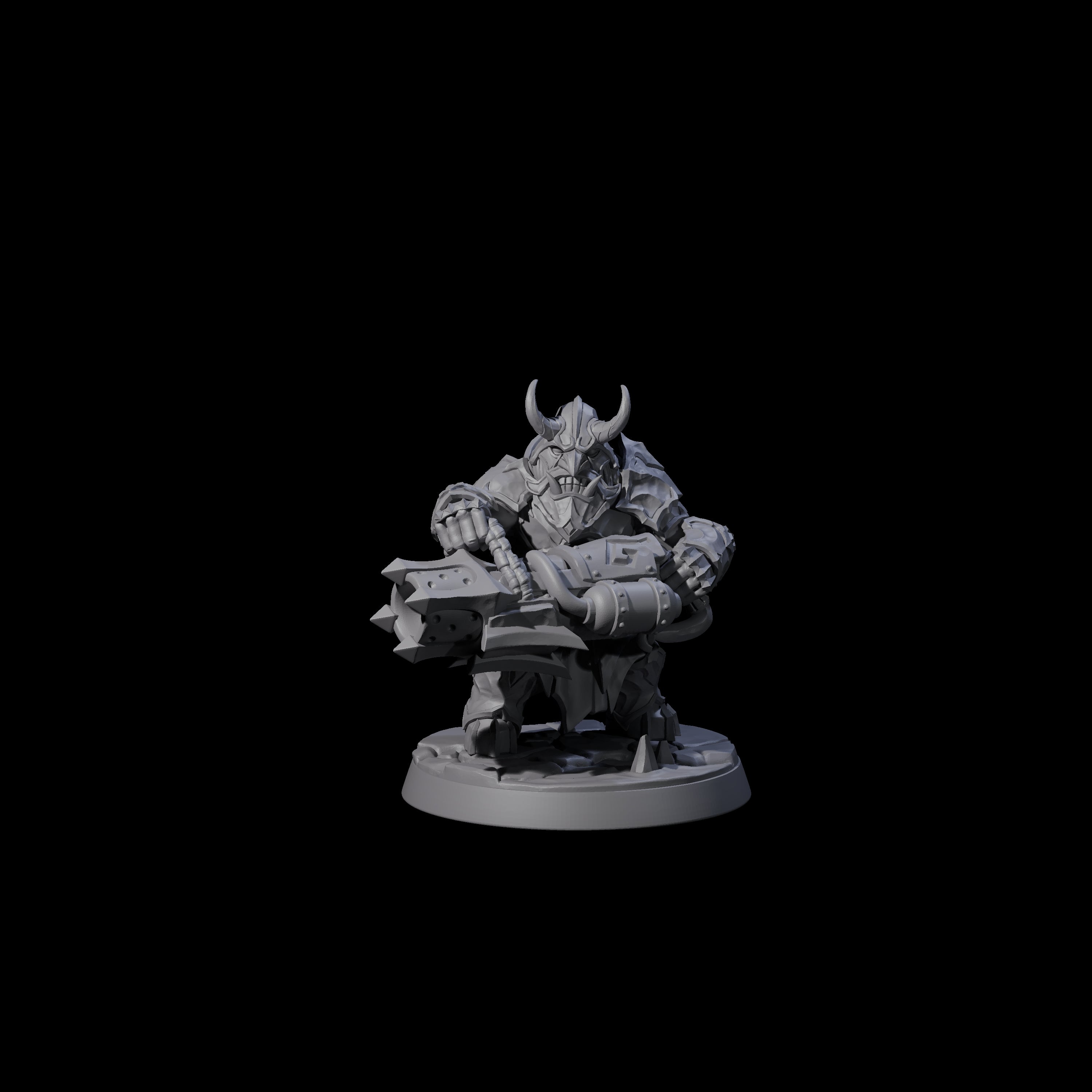 Six Deepcrust Dwarves Miniature for Dungeons and Dragons, Pathfinder or other TTRPGs