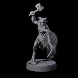 Six Defiant Goatfolk Fighters Miniature for Dungeons and Dragons, Pathfinder or other TTRPGs