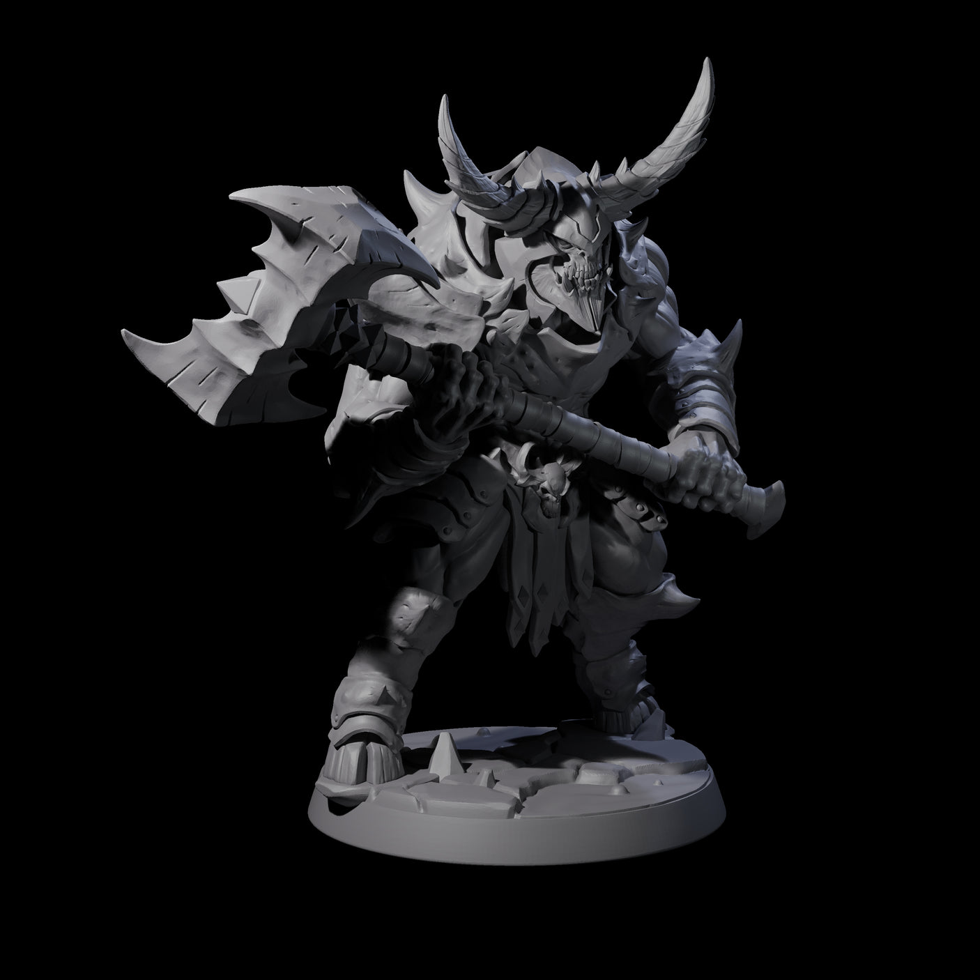 Six Demonic Ravagers Miniature for Dungeons and Dragons, Pathfinder or other TTRPGs