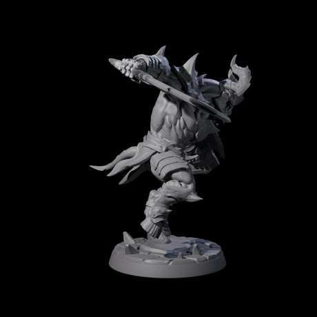 Six Demonic Ravagers Miniature for Dungeons and Dragons, Pathfinder or other TTRPGs