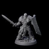 Six Determined Paladin Warriors Miniature for Dungeons and Dragons, Pathfinder or other TTRPGs