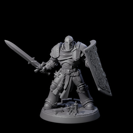 Six Determined Paladin Warriors Miniature for Dungeons and Dragons, Pathfinder or other TTRPGs